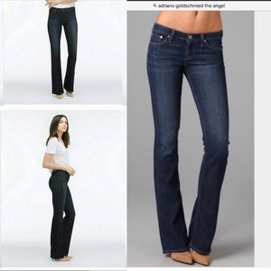 Ag Adriano Goldschmied Blue Boot Cut Jeans